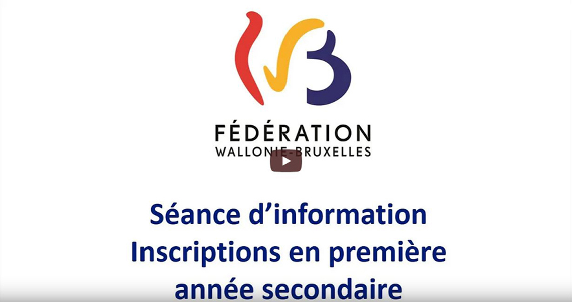 Inscriptions En 1re Année Secondaire - Décret Inscription